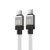 USB-C laidas su USB-C Baseus CoolPlay 100W 2m (baltas)