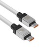 USB-C laidas su USB-C Baseus CoolPlay 100W 2m (baltas)