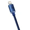 Baseus Crystal USB-C – Lightning laidas 20W 1.2m – Mėlynas
