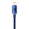 „Baseus Crystal Shine“ USB – „Lightning“ laidas 2.4A 1.2m