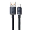 Baseus Crystal USB - USB-C laidas 100W 1.2m - Juodas