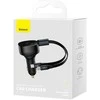 Automobilinis įkroviklis Baseus Enjoyment su kabeliu USB-C, 33W (juodas)