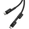 Greito įkrovimo laidas USB-C į USB-C Baseus Fish-Eye 100W, 1m (juodas)