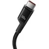 Greito įkrovimo laidas USB-C į USB-C Baseus Fish-Eye 100W, 1m (juodas)