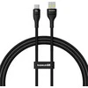 Baseus Flash 2 USB-A / USB-C kabelis 100W 1 m – juodos spalvos