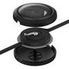 Trys viename Baseus Free2Draw USB į M+L+C 100 W laidas, 1.1 m (juodas)