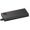 LiPo išorinis akumuliatorius (Powerbank) 20000mAh 22.5W su PD3.0 QC3.0 2xUSB + USB C ADAMAN Metal juodas BASEUS