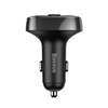 Baseus FM moduliatorius T tipo Bluetooth 2xUSB Micro SD – Juodas