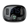 Baseus FM moduliatorius T tipo Bluetooth 2xUSB Micro SD – Juodas