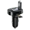 Baseus FM moduliatorius T tipo Bluetooth 2xUSB Micro SD – Juodas