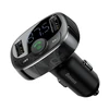 Baseus FM moduliatorius T tipo Bluetooth 2xUSB Micro SD – Juodas