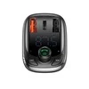 Automobilinis Bluetooth MP3 grotuvas Baseus T Shaped S-13 Juodas OS
