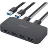 BENFEI switch USB 3.0 4 port for four devices juodas