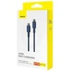 Laidas iš USB-C į USB-C Baseus Tungsten Gold, 100 W, 1 m (mėlynas)