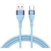 BWOO kabelis USB – USB-C 1m 3A minimalistinis silikoninis žalias X280C
