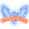 Neon PLEXI LED HALLOWEEN mėlyna raudona NNE17 Neolia