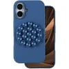 Dėklas Blue Silikoninis lipdukas, skirtas iPhone 17 6,3 colio, mėlynas