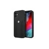 Apple iPhone 12 / 12 Pro BMW dėklas odinis Curve Perforate (BMHCP12MRSPPK) juodos spalvos