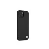 Apple iPhone 13 Mini BMW dėklas silikoninis Signature (BMHCP13SSILBK) juodos spalvos