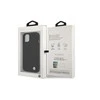 BMW BMHCP13SSILBK Apple iPhone 13 mini 5,4″ juodos spalvos kietas dėklas Silicone Signature