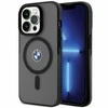 Apple iPhone 14 Pro BMW dėklas Signature MagSafe (BMHMP14LDSLK) juodos spalvos