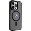 Apple iPhone 14 Pro BMW dėklas Signature MagSafe (BMHMP14LDSLK) juodos spalvos