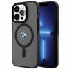Apple iPhone 14 Pro Max BMW dėklas Signature Logo Imprint Magsafe juodos spalvos