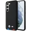 Samsung Galaxy S23 Plus BMW odinis dėklas Stamp Tricolor (BMHCS23M22PTDK) juodos spalvos