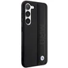 Samsung Galaxy S23 Plus BMW Odinis Dėklas Textured &amp; Stripe (BMHCS23M22RDPK) juodos spalvos