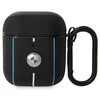 BMW Leather Color Lines Dėklas AirPods 1 / 2 - Juodas