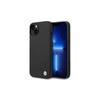 Apple iPhone 14 BMW silikoninis dėklas Metal Logo juodos spalvos