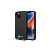 Apple iPhone 14 Plus BMW odinis dėklas Stamp Tricolor (BMHCP14M22PTDK) juodos spalvos