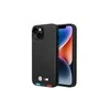 Apple iPhone 14 Pro BMW odinis dėklas Stamp Tricolor MagSafe (BMHMP14L22PTDK) juodos spalvos