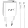 BWOO 20 W sieninis įkroviklis CDA159 su kabeliu USB-C į USB-C
