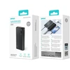 BWOO 22,5W 20000 mAh power bank with LCD screen, juodas