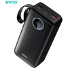 Išorinė baterija POWER BANK Bwoo (BO-P64) 30000mAh (2xUSB; 1xUSB-C; 22,5W) juoda