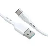 BWOO 3A kabelis BO-X172C USB-A į USB-C 1 m, baltas