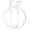 BWOO 3A silikoninis laidas X329C USB – USB-C 1m baltas