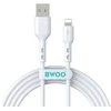 BWOO Cable USB - Lightning 2m 3A baltas
