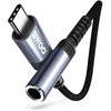 Oem BWOO garso adapterio kabelis BZ47 aux 3,5 mm į USB-C juodas