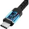 Oem BWOO garso adapterio kabelis BZ47 aux 3,5 mm į USB-C juodas
