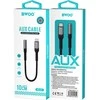 Oem BWOO garso adapterio kabelis BZ47 aux 3,5 mm į USB-C juodas