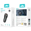 BWOO 38W greitasis automobilinis įkroviklis BO-CC73 QC 18W + PD 20W, pilkai sidabrinis