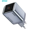 BWOO BO-CDA238 wall charger 1xUSB-C 3A PD 45W pilkas with PPS