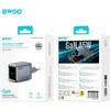 BWOO BO-CDA238 wall charger 1xUSB-C 3A PD 45W pilkas with PPS