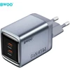 Mathorn BWOO BO-CDA239 wall charger 2xUSB-C 3A PD 45W pilkas with PPS