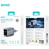 Mathorn BWOO BO-CDA240 wall charger 1xUSB-A + 1xUSB-C 3A PD 45W + QC 18W pilkas with PPS