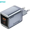 Mathorn BWOO BO-CDA240 wall charger 1xUSB-A + 1xUSB-C 3A PD 45W + QC 18W pilkas with PPS