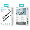 BWOO Braided Cable USB-C - Lightning 2m 30W juodas