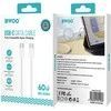 BWOO Fast 60W kabelis BO-X284 USB-C į USB-C, skirtas "iPhone 15" serijai